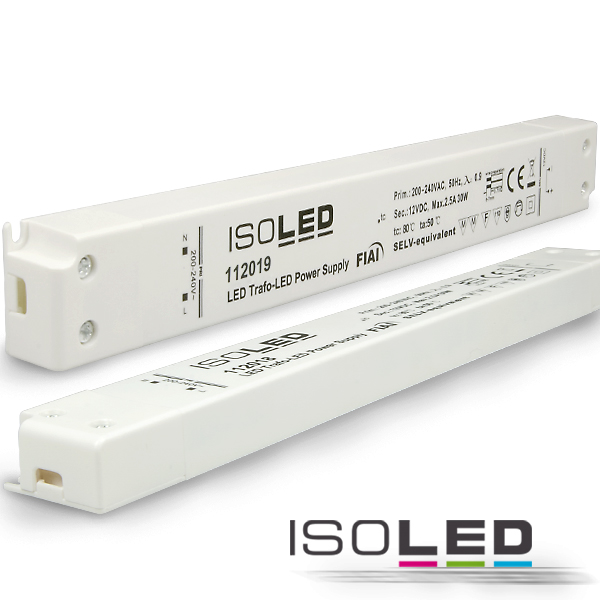 ISOLED LED Trafo 24V/DC, 0-30W, ultraslim Pic_1