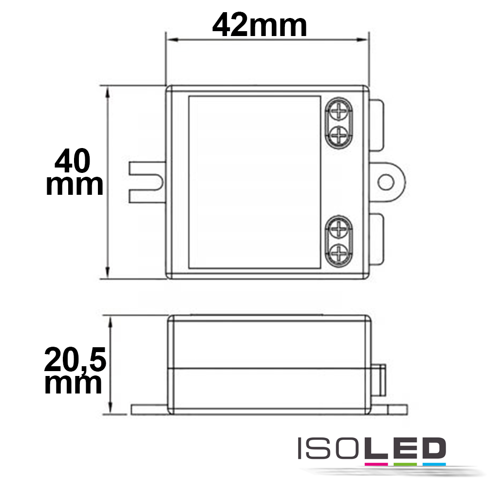 ISOLED LED Trafo 12V/DC, 0-10W, SELV Pic_1