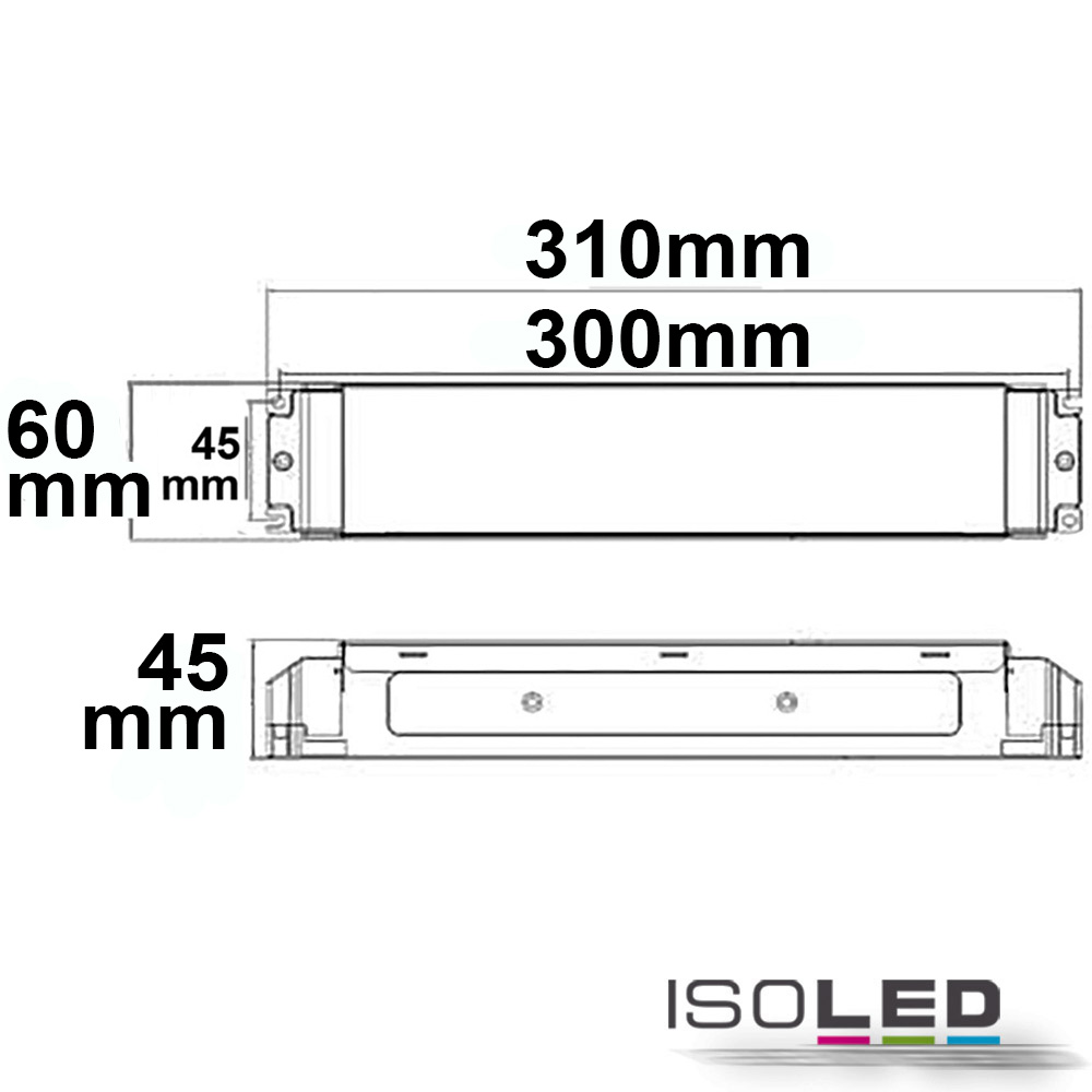 ISOLED LED PWM-Trafo 24V/DC, 0-200W, IP20 Pic_2