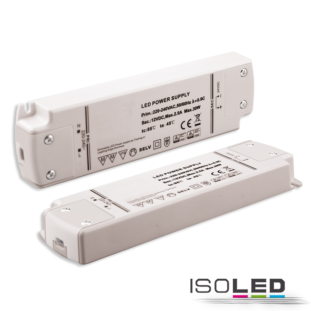 ISOLED LED Flexband-Trafo 12V/DC, 0-30W Pic_1