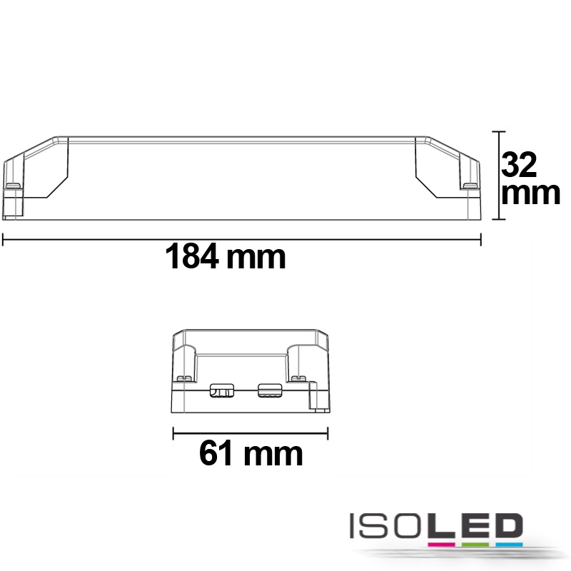 ISOLED LED Trafo 12V/DC, 0-100W, SELV Pic_1