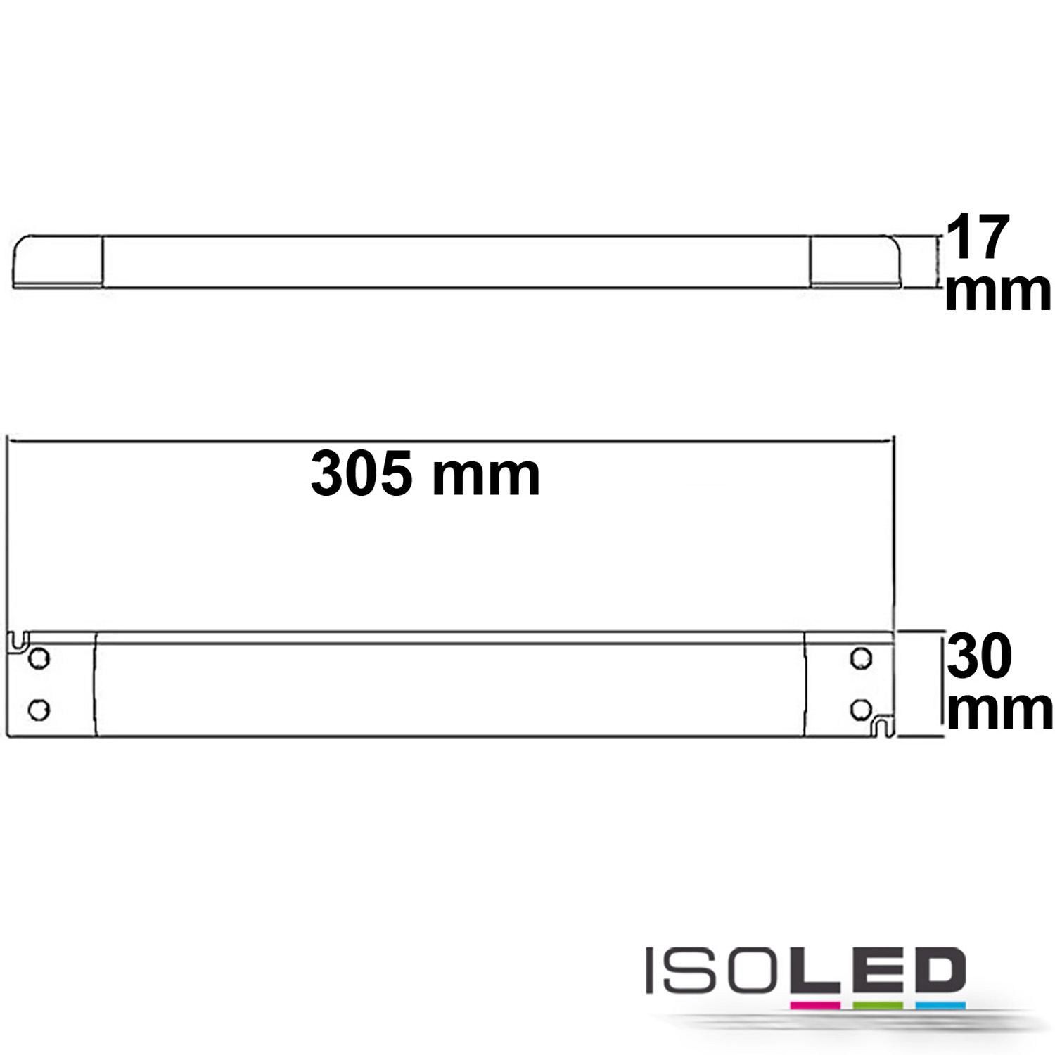 ISOLED LED Trafo 24V/DC, 0-60W, slim Pic_1