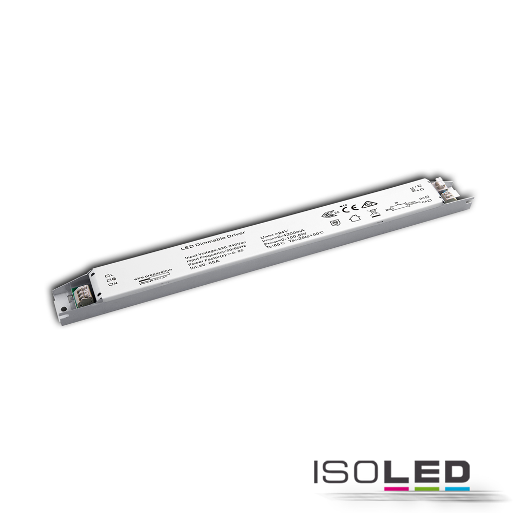 ISOLED LED PWM-Trafo 24V/DC, 0-100W, slim Pic_2