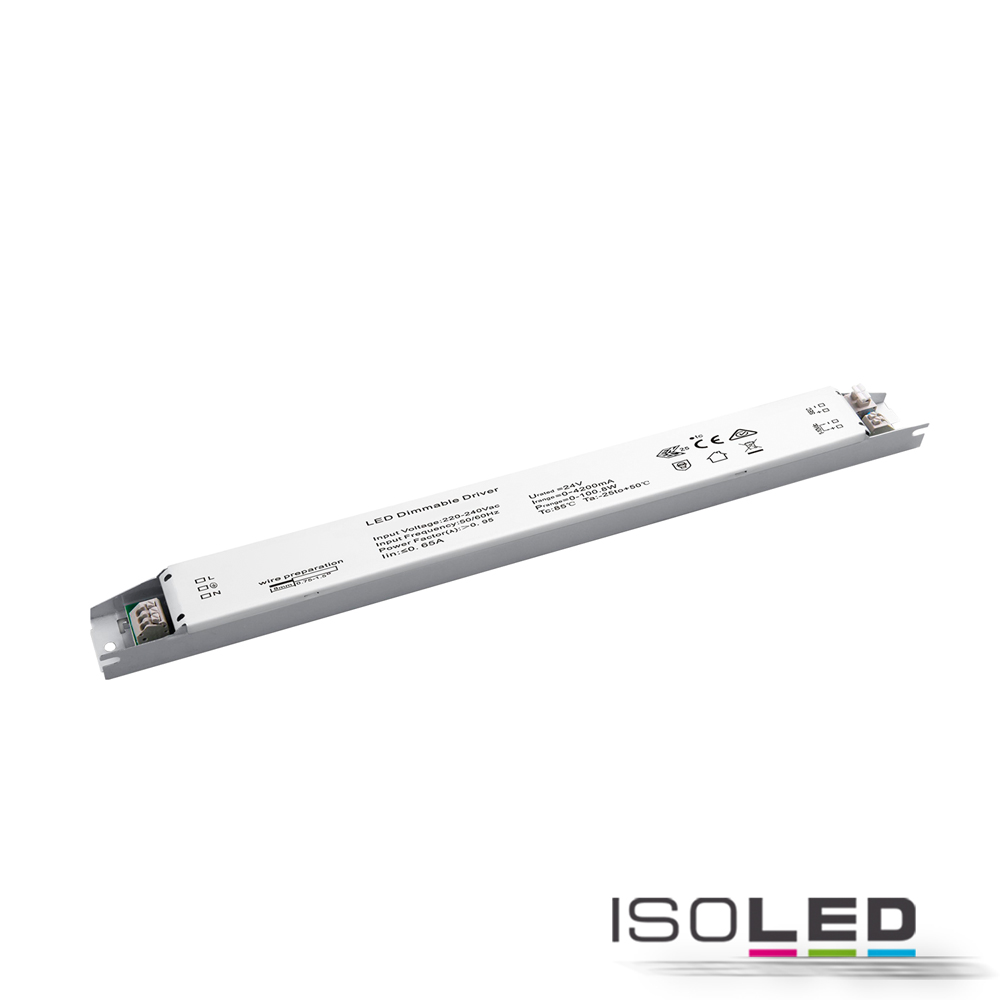 ISOLED LED PWM-Trafo 24V/DC, 0-100W, slim Pic_2