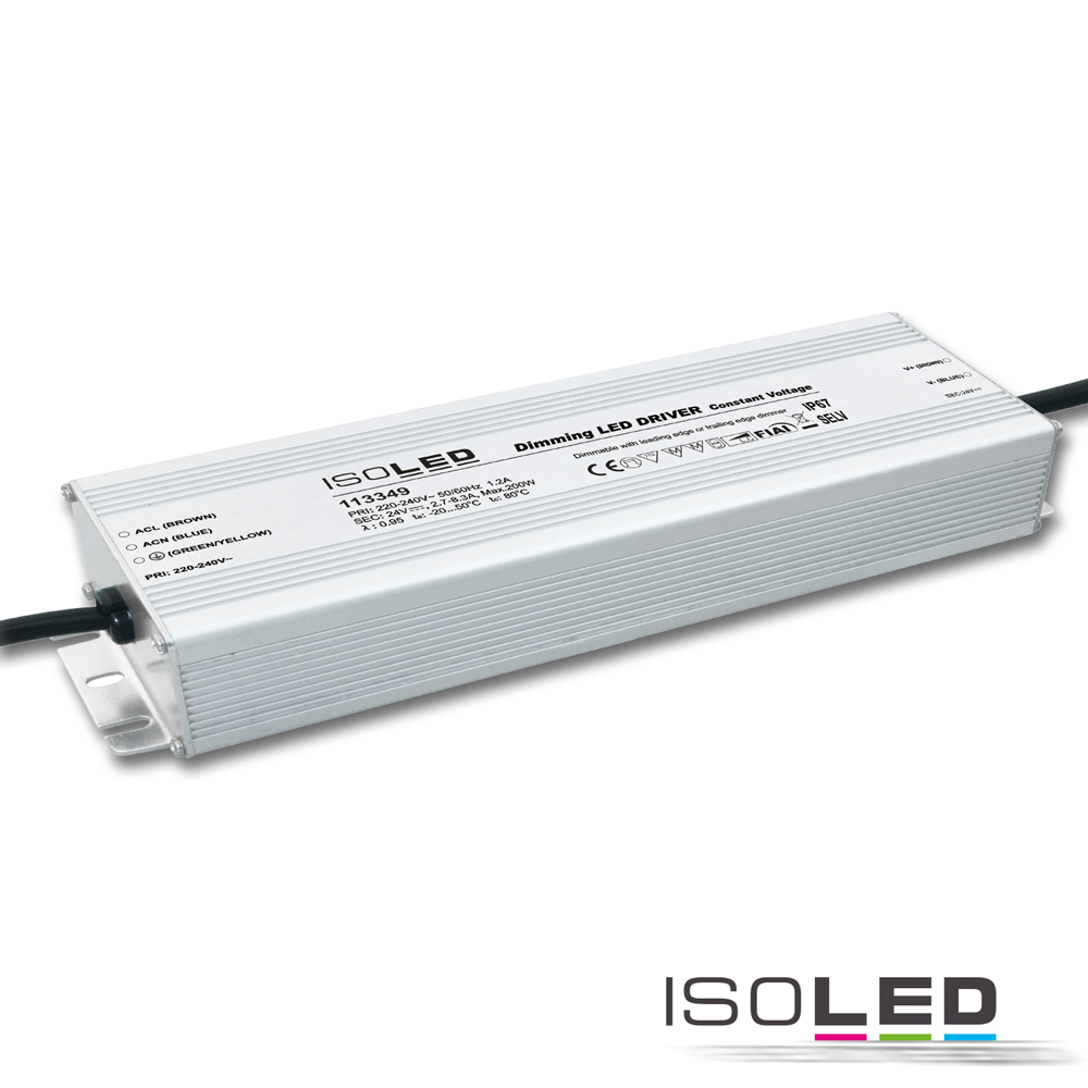 ISOLED LED PWM-Trafo 24V/DC, 10-200W dimmbar Pic_1