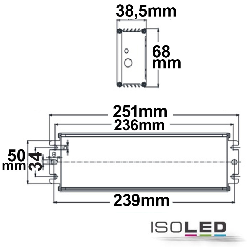 ISOLED LED PWM-Trafo 48V/DC, 0-250W, 1-10V Pic_1