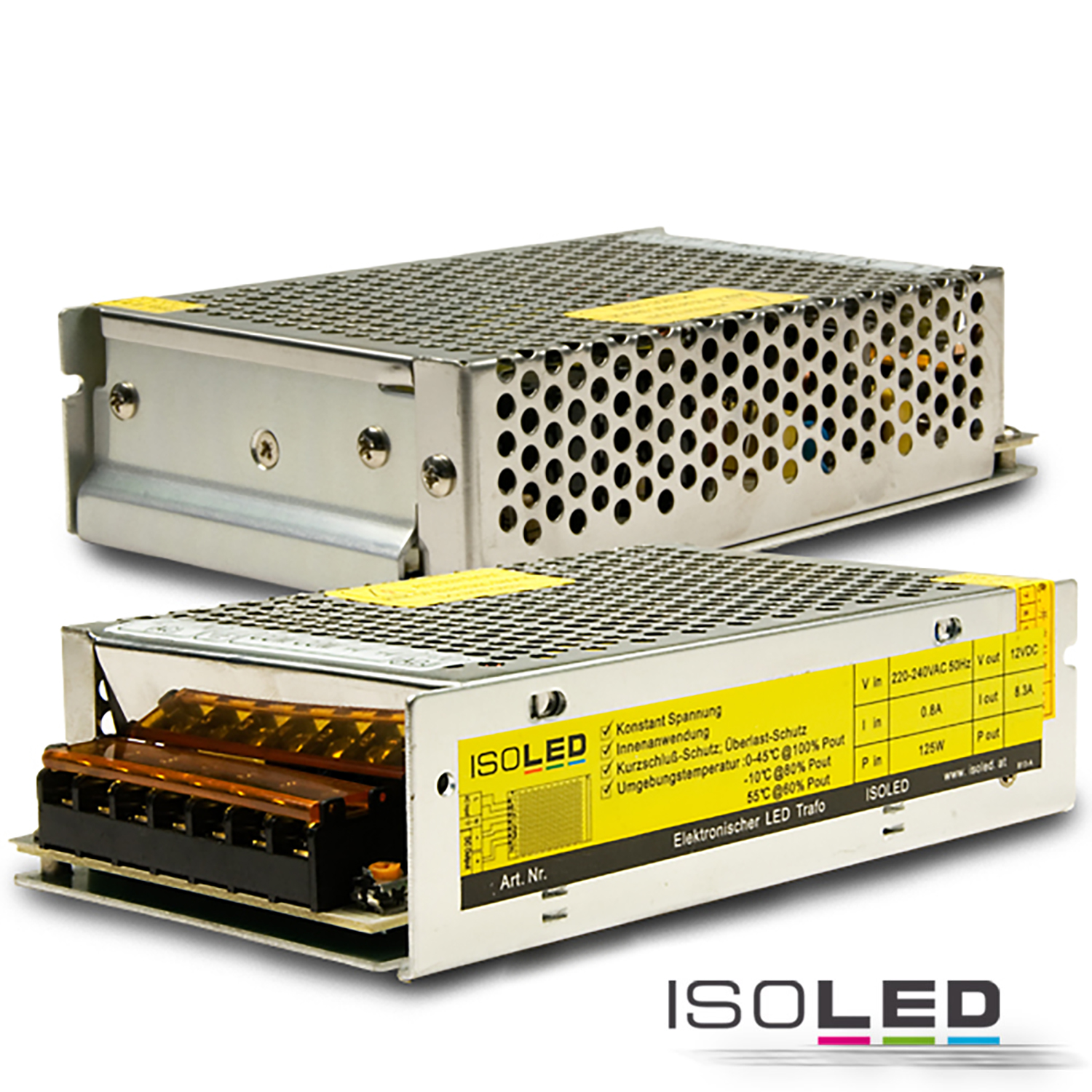 ISOLED LED Trafo 24V/DC, 0-150W, Gitter Pic_1