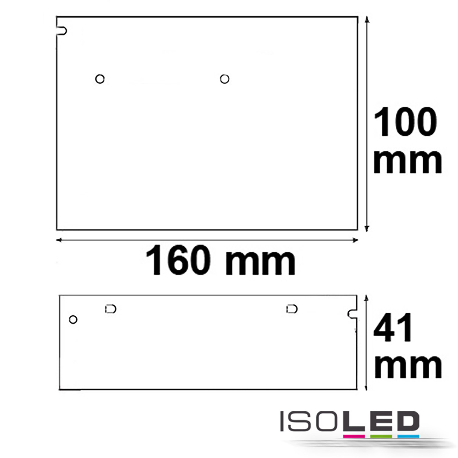ISOLED LED Trafo 24V/DC, 0-150W, Gitter Pic_2