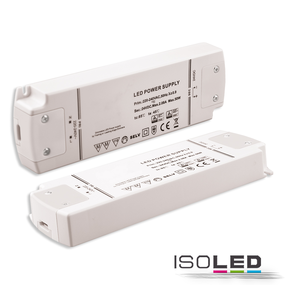 ISOLED LED Trafo 24V/DC, 0-50W, dimmbar Pic_1