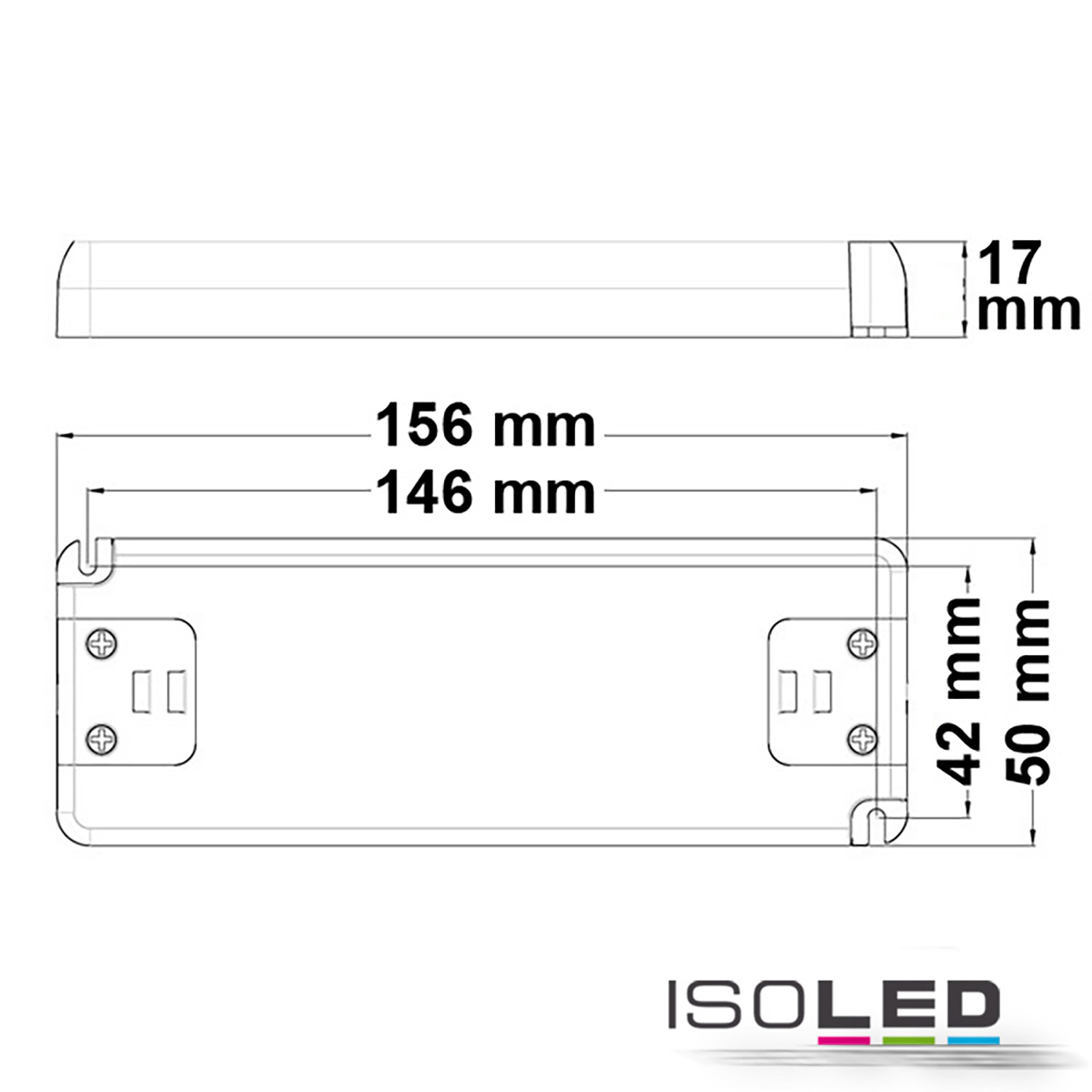 ISOLED LED Trafo 12V/DC, 0-30W, ultraflach Pic_1