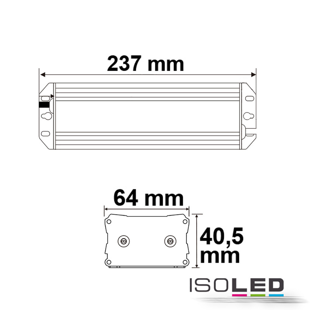 ISOLED LED Trafo 12V/DC, 20-100W, IP65 Pic_2