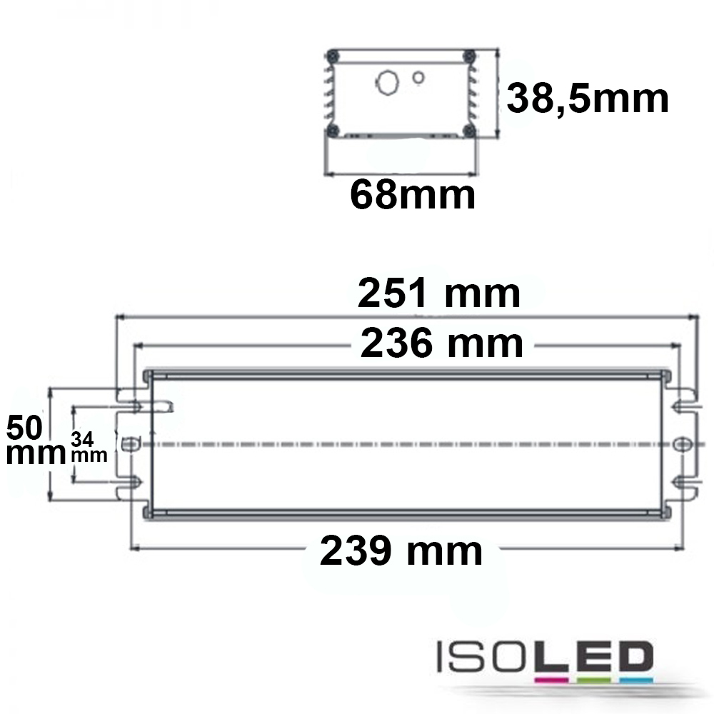 ISOLED LED PWM-Trafo 24V/DC, 0-240W, 1-10V Pic_1