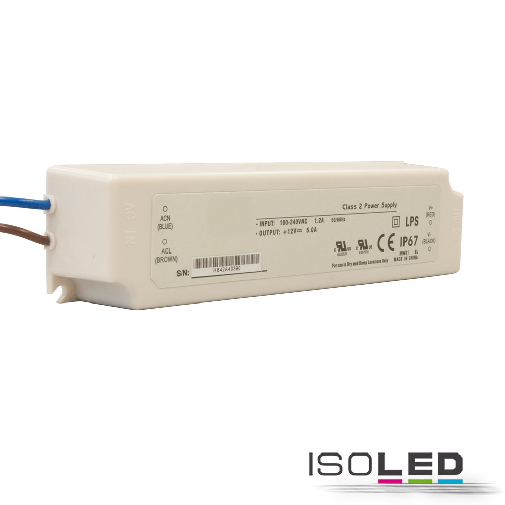 ISOLED LED Trafo 24V/DC, 0-100W, IP67 Pic_2