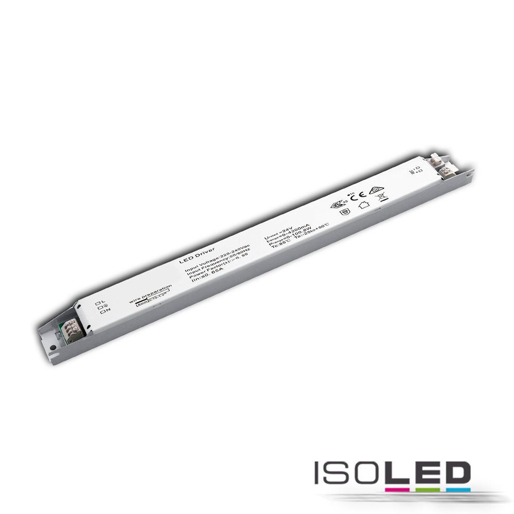 ISOLED LED Trafo 24V/DC, 0-100W, slim Pic_1