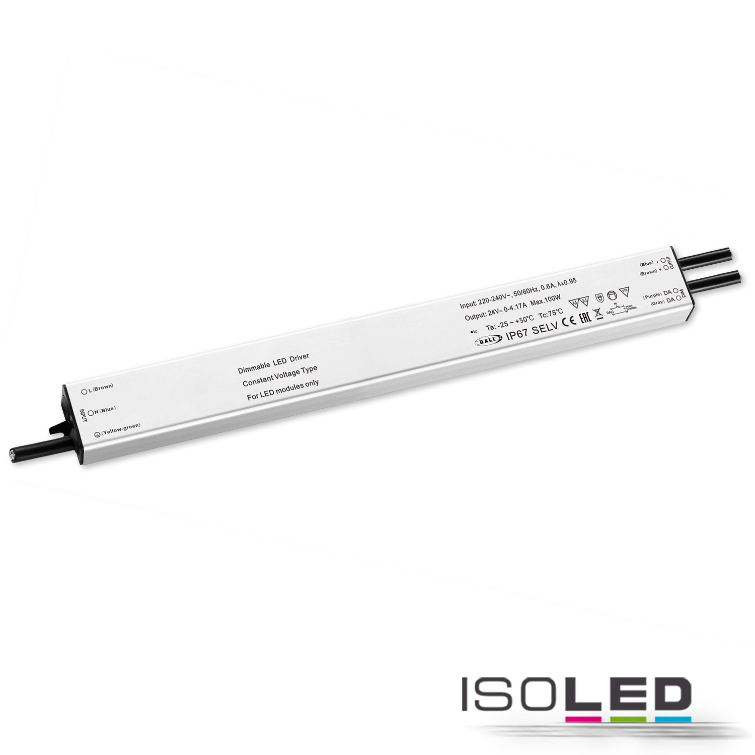 ISOLED LED PWM-Trafo 24V/DC, 0-100W, slim Pic_2