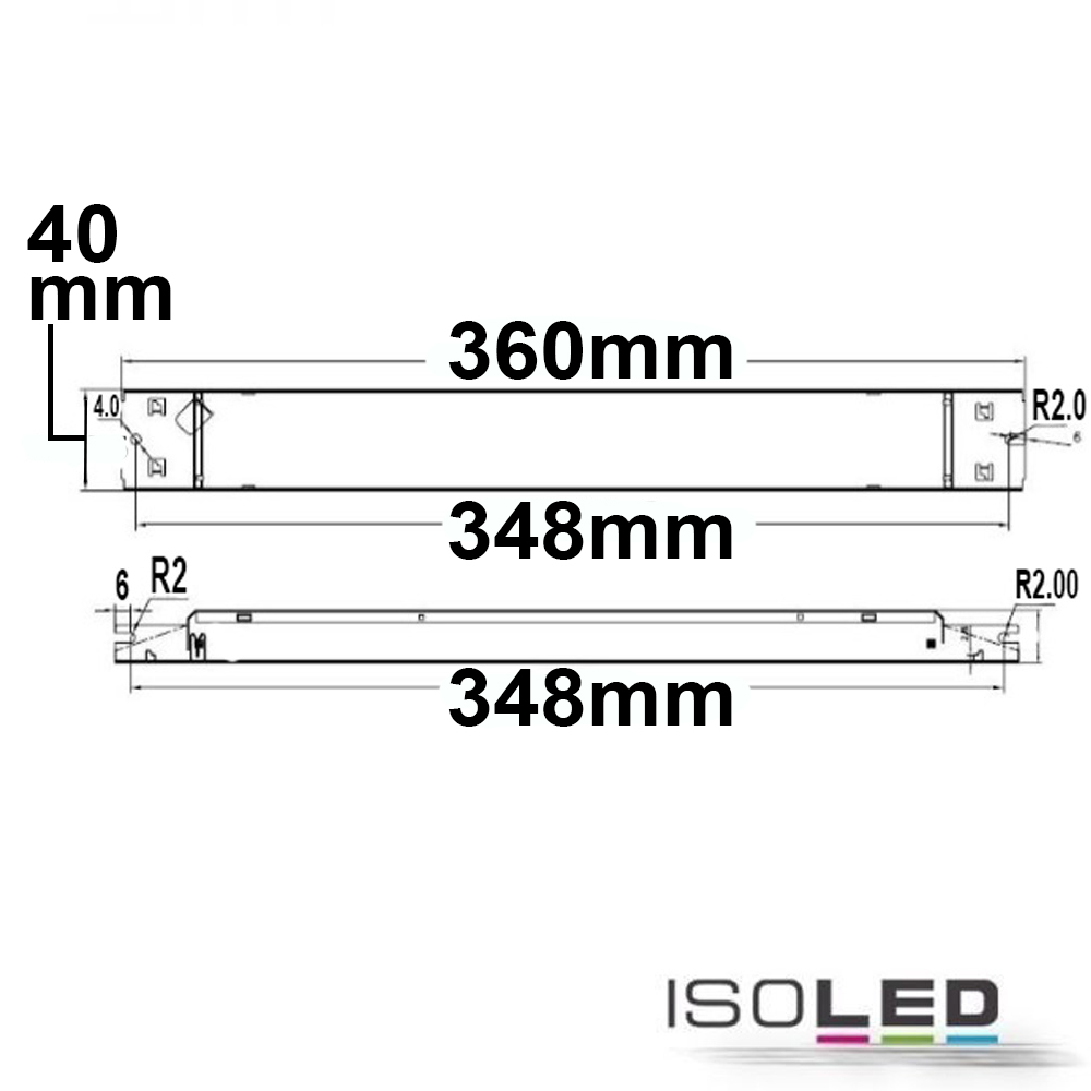 ISOLED LED Trafo 24V/DC, 0-150W, slim Pic_1