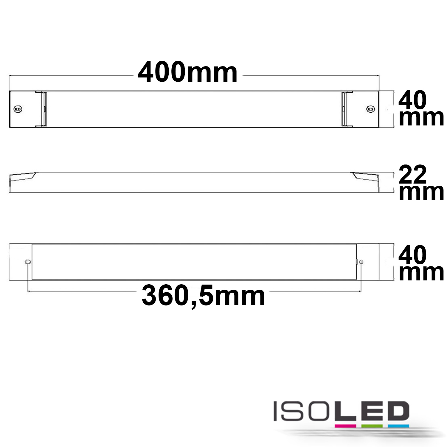 ISOLED LED PWM-Trafo 24V/DC, 0-250W, slim Pic_1