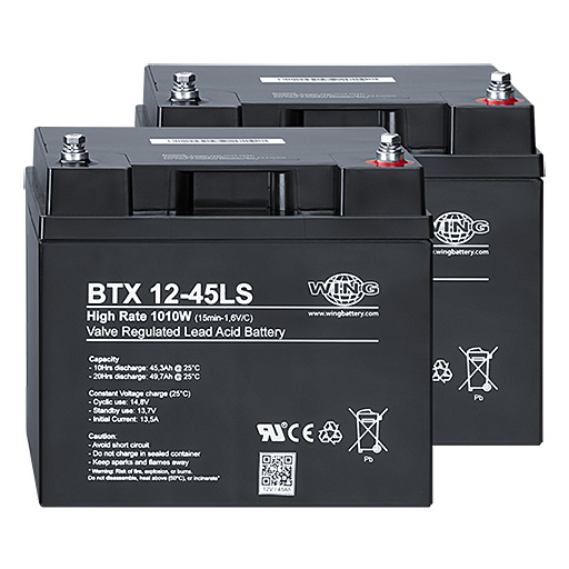 Zumtobel nBox ACCU SET PB 2 pcs 12V/45Ah Pic_1