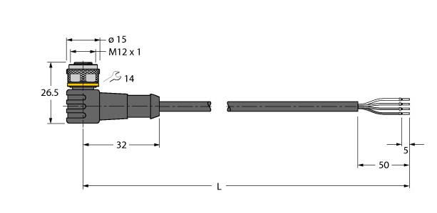 Turck WKC4.4T-P7X3-15/TEL Pic_1