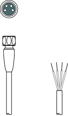 Leuze KD U-M8-4A-T0-100 F+B Pic_1