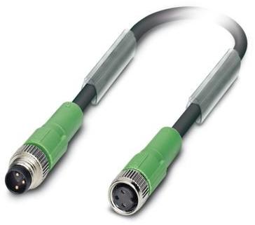Phoenix Contact SAC-3P-M8MS/0,6-PUR/M8FS 4P BK Pic_1