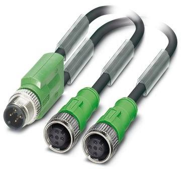 Phoenix Contact SAC-3P-M12Y/2X0,45-PUR/M12FS Pic_1