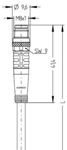Escha Bauelemente AL-SWKP3P2-2-AL-SSP3/S370GY Pic_1