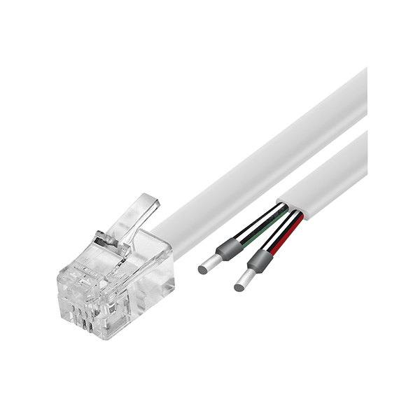 Esylux CABLE RJ10-OPEN END 10m WH Pic_1