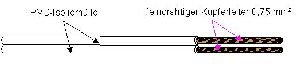 Kabel & Leitungen H03VH-H 2X0,75 SW Pic_1