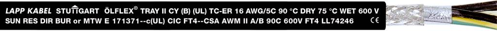 U.I. Lapp GmbH / Lappkabel ÖLFLEX® TRAY II CY 4G 2AWG Pic_2