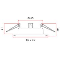 Nobile Licht D 3830 quadratisch Pic_1