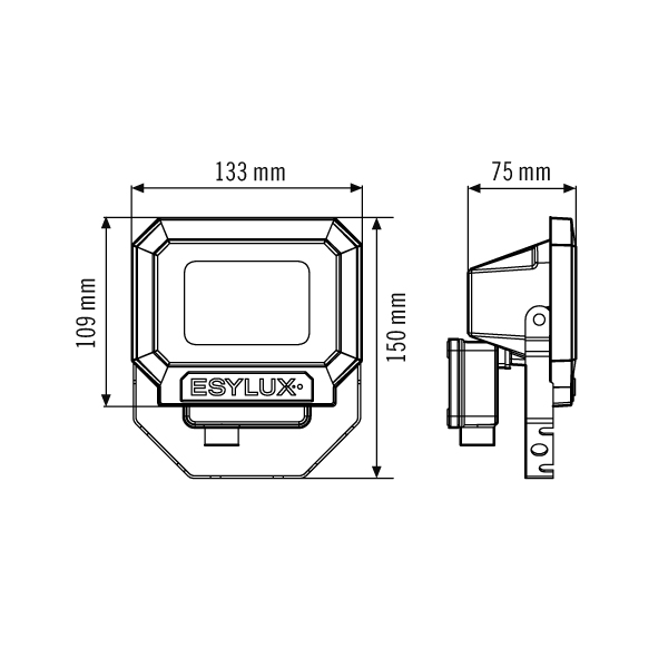 Esylux OFL SUN LED 10W 5K weiß Pic_2