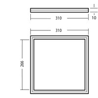 NOBILE AG LED Panel Flat Q1 alu 18W nw dimmbar 1-10V Pic_2