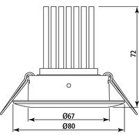 Nobile Licht A 5068 S IP44 weiß 12W warmweiß 38° EEK:A+ Pic_3