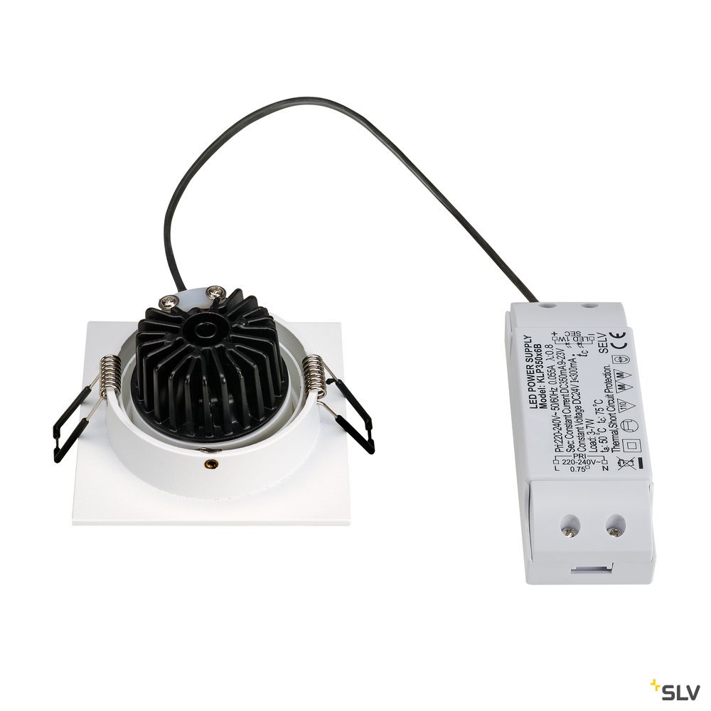 SLV ELEKTRONIK GMBH NEW TRIA 77 DL eckig 3000K weiß Pic_4