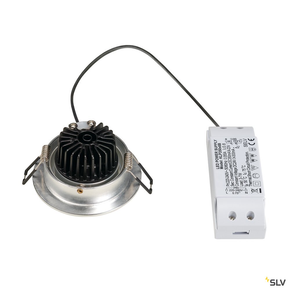 SLV ELEKTRONIK GMBH NEW TRIA 77 DL rund 3000K alu Pic_3