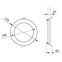 NOBILE AG LED Panel Flat 130 R weiß 10W neutralweiß Pic_2