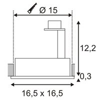 Slv NEW TRIA 150 DL eckig QPAR111 weiß Pic_3