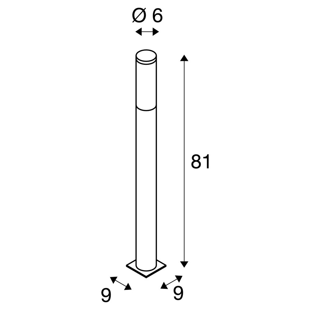 Slv BIG NAILS 80 Pole E27 IP44 edelstahl Pic_3