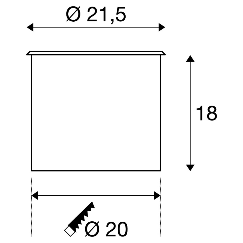 Slv DASAR® 215 RL rund QPAR111 edelstahl Pic_3