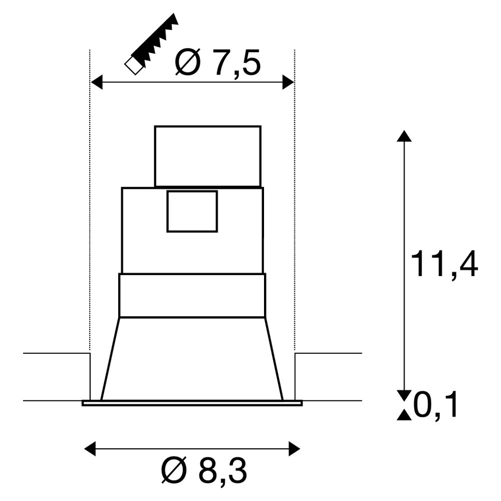 Slv HORN DL QPAR51 rund weiß Pic_2