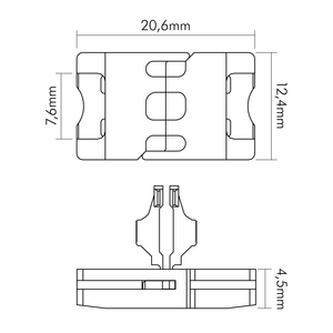 Nobile Licht Flexible LED Verbinder starr Pic_1