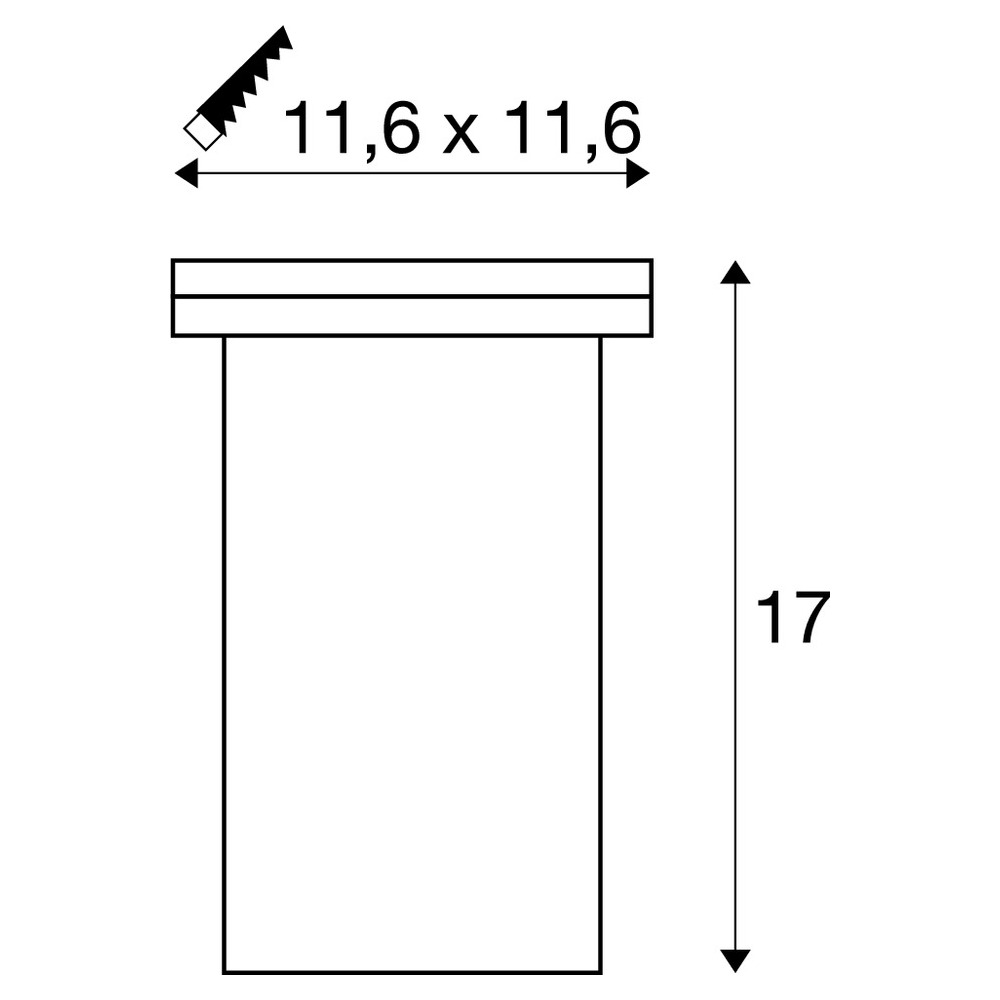 Slv DASAR® EXACT 116 EL eckig QPAR51 IP67 Pic_1
