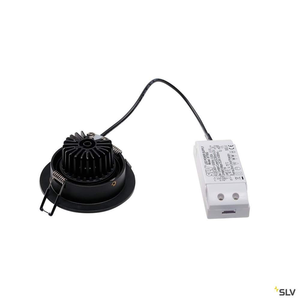 SLV ELEKTRONIK GMBH NEW TRIA 77 DL rund 2700K schwarz Pic_3