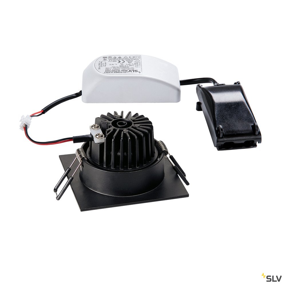 SLV ELEKTRONIK GMBH NEW TRIA 68 DL eckig PHASE 3000K schwarz Pic_4