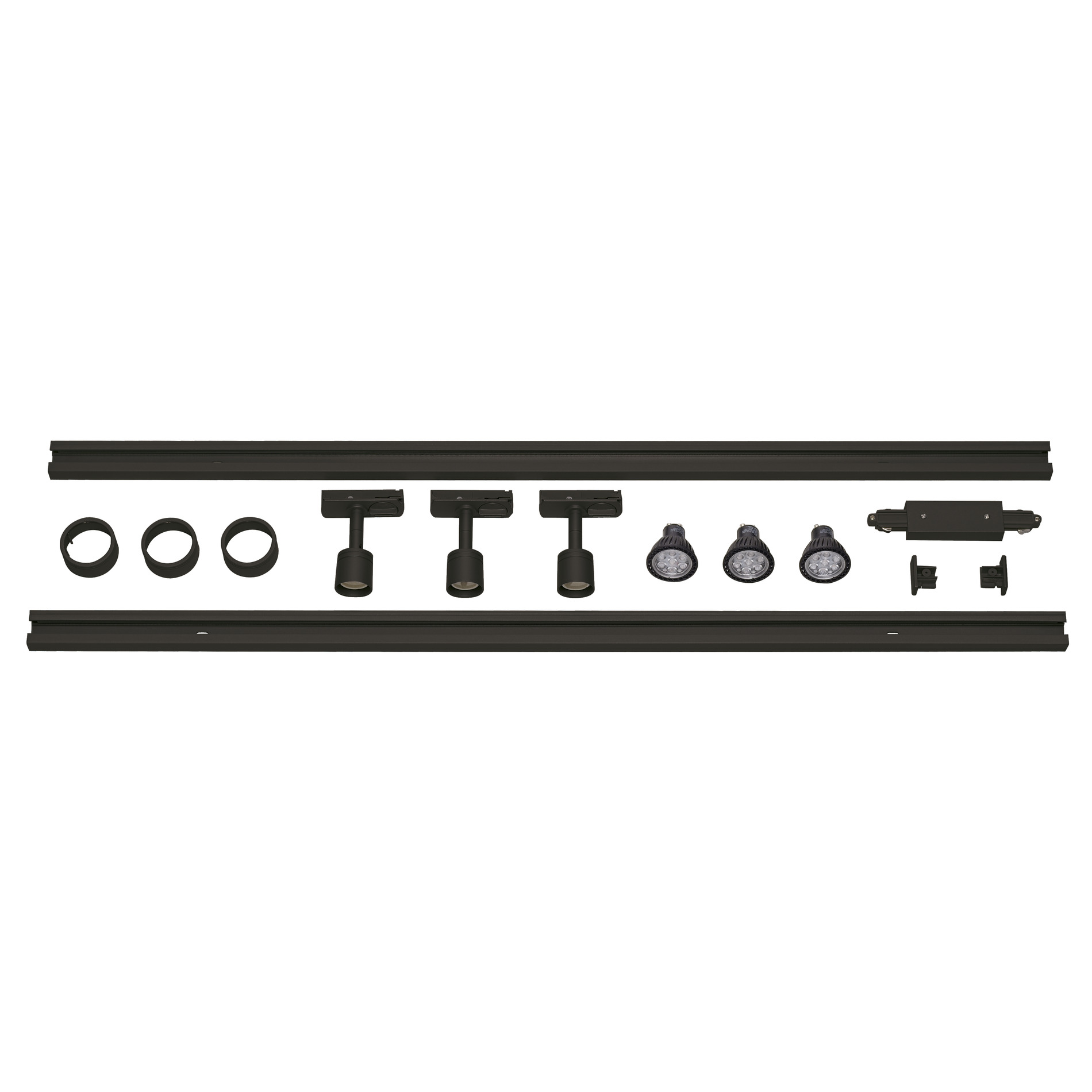 Slv PURI TRACK 1Ph. Triple Track Set schwarz Pic_1