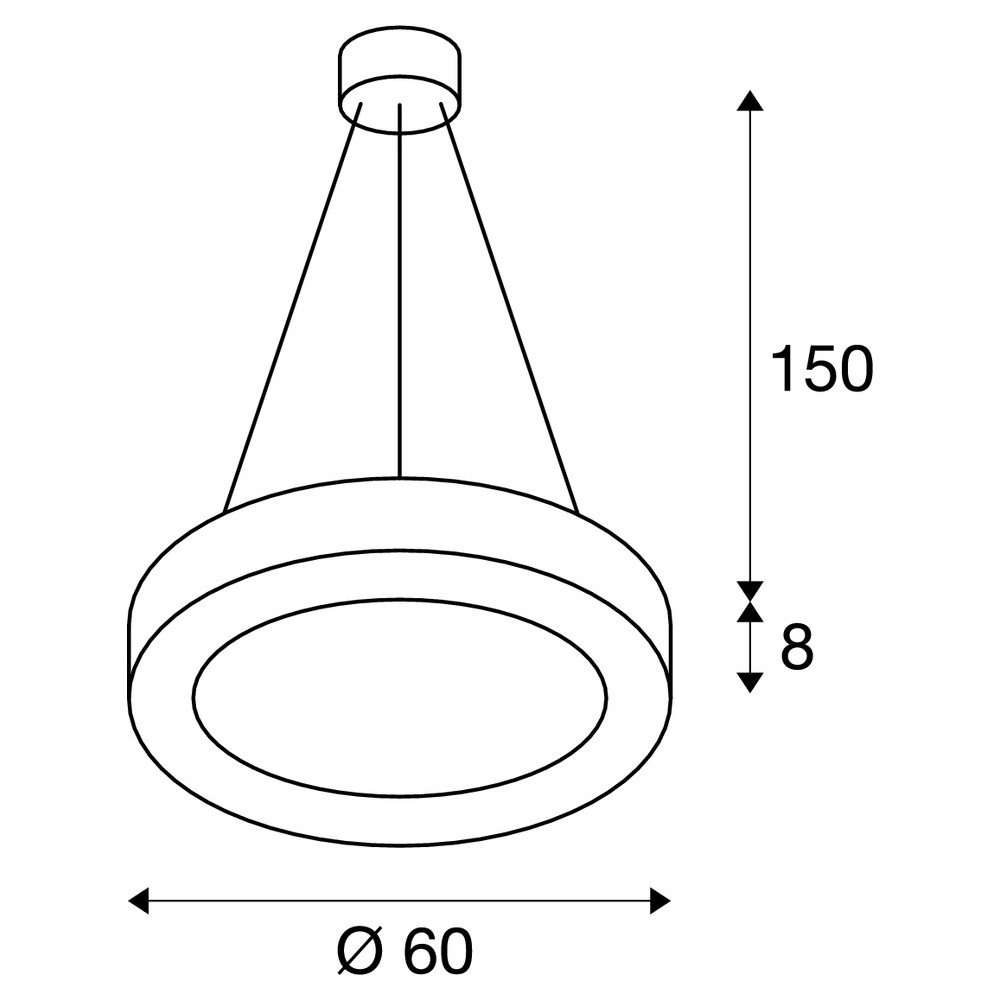 SLV ELEKTRONIK GMBH MEDO RING 60 PD 1-10V 3000K weiß Pic_5