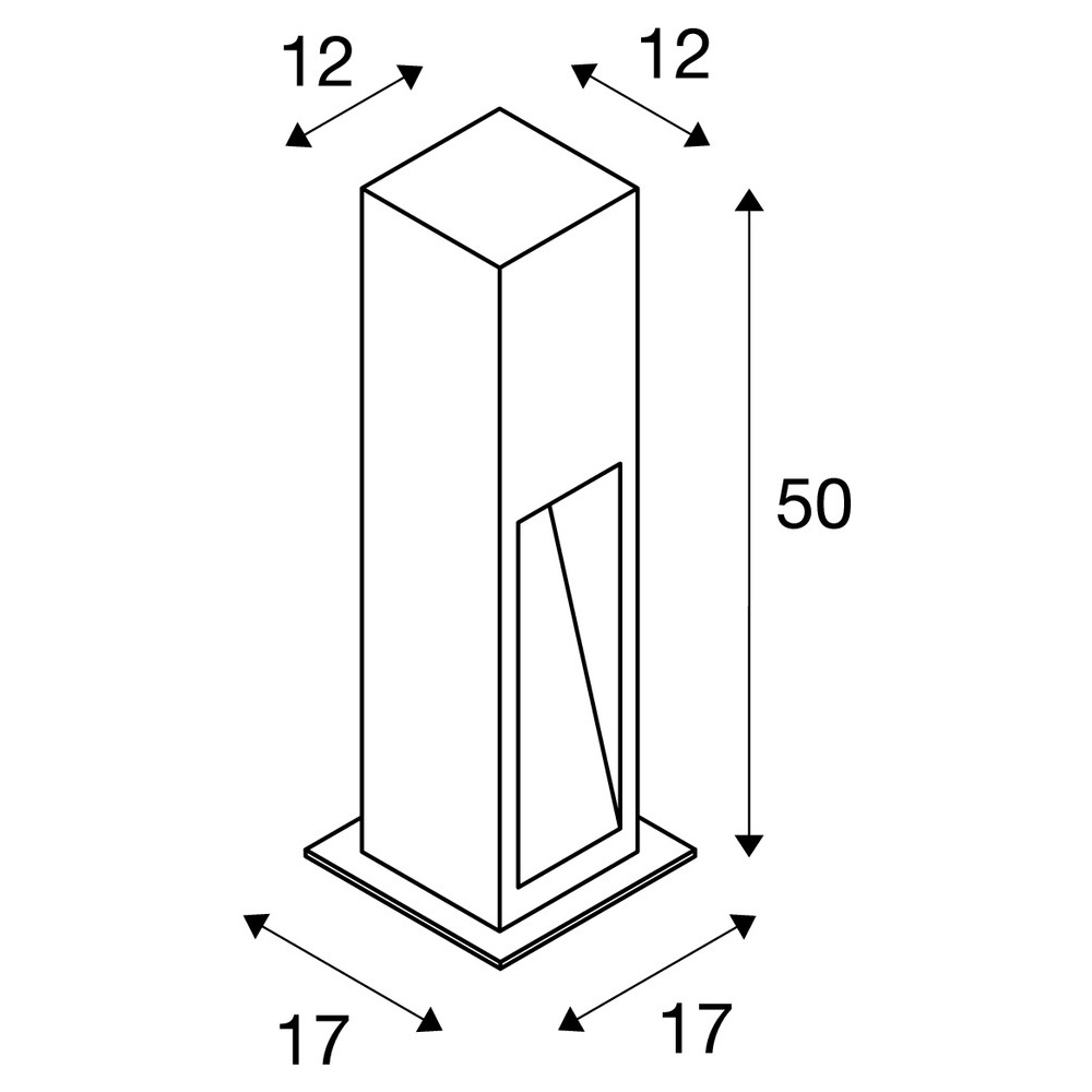 Slv ARROCK STONE 50 Pole 3000K IP44 grau Pic_3