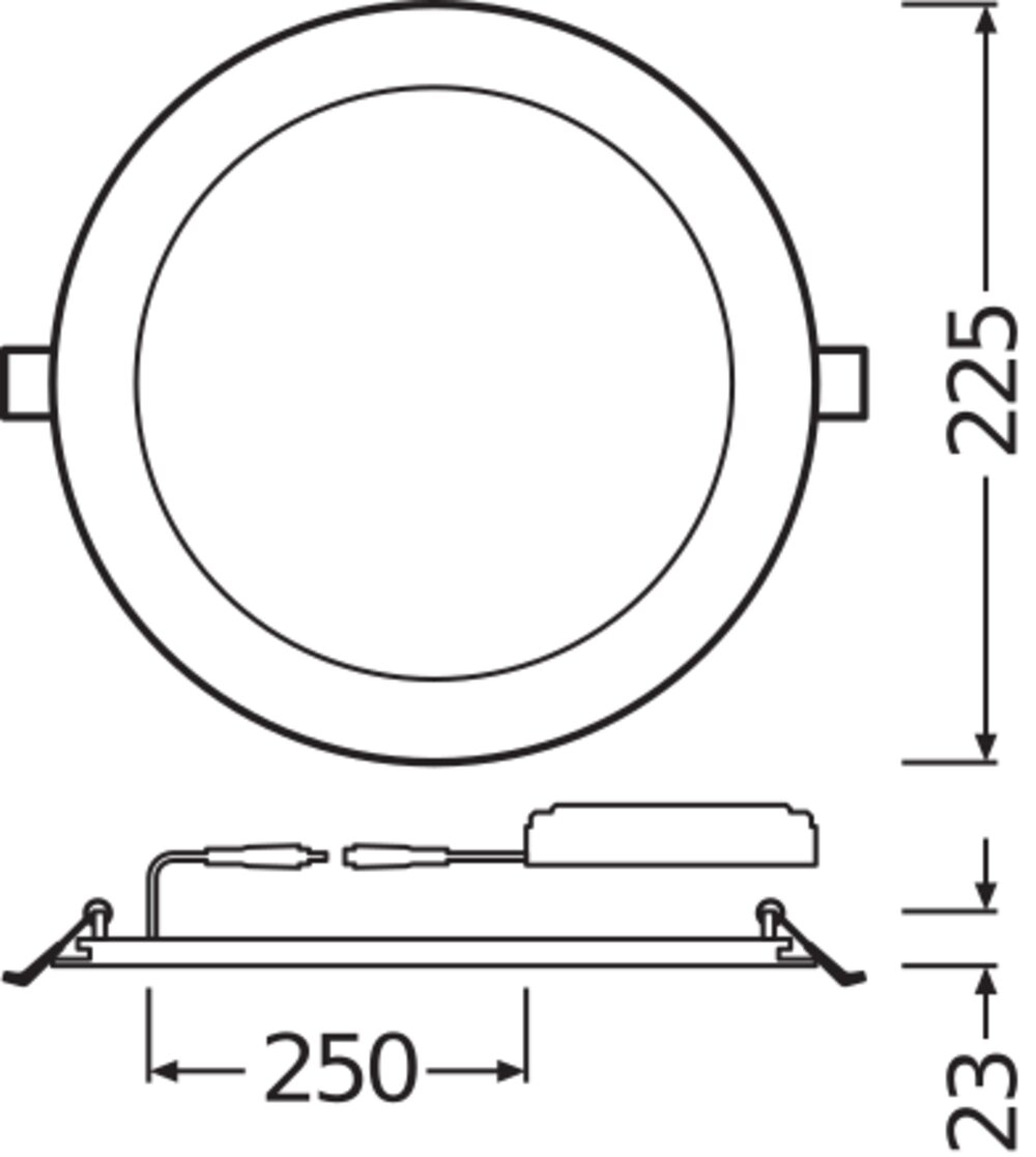 LEDVANCE GMBH DL SLIM ALU DN 205 22 W 3000 K WT Pic_5