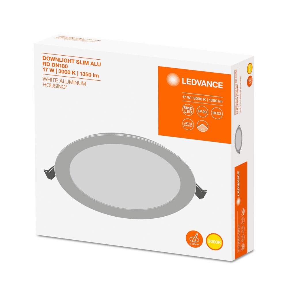 LEDVANCE GMBH DL SLIM ALU DN 180 17 W 3000 K WT Pic_5